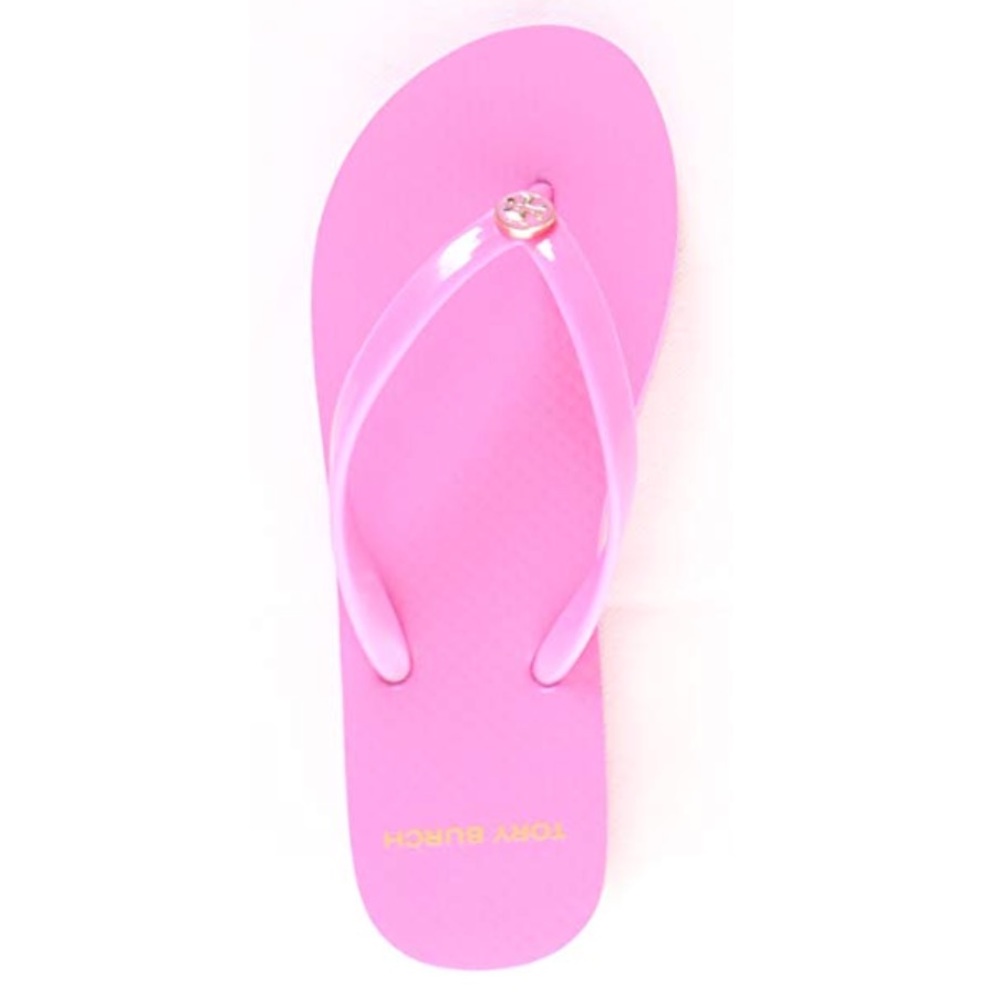 TORY BURCH new in box pink flip flops!!!